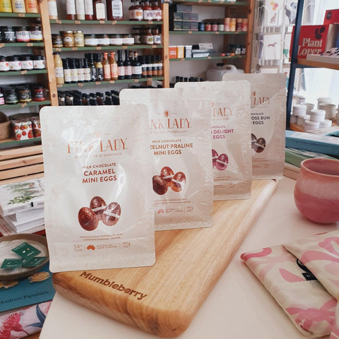 Pink Lady - Mini Eggs with filling (180g) - Mumbleberry 9310477349894 Easter