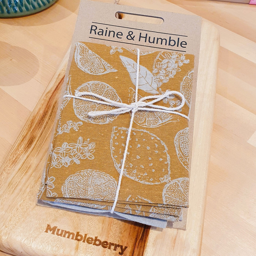 Raine & Humble - 'Lemonade' Tea Towels - Mumbleberry 9338082055030 Home & Keepsakes