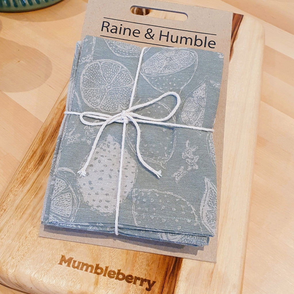 Raine & Humble - 'Lemonade' Tea Towels - Mumbleberry 9338082055054 Home & Keepsakes