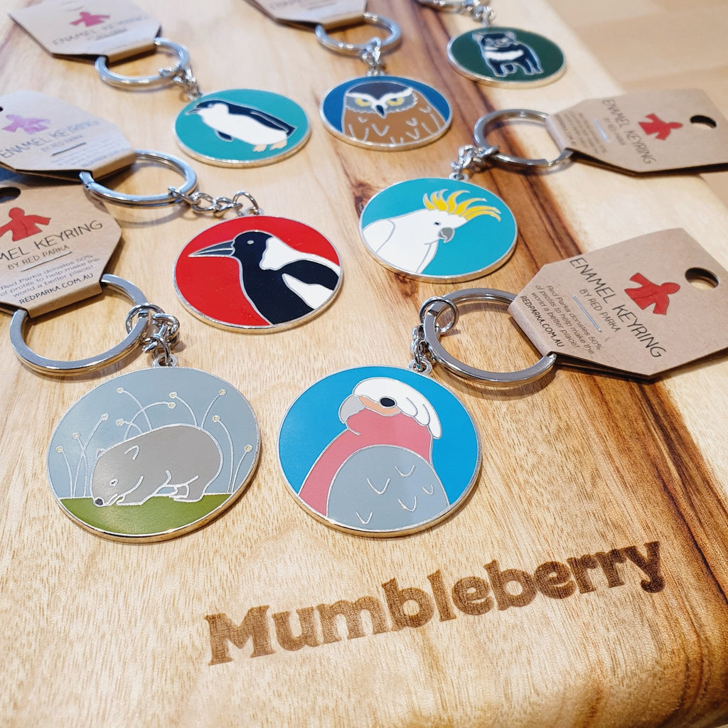 Red Parka - Keyring - Mumbleberry 757953276692 Home & Keepsakes