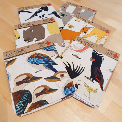 Red Parka - Tea Towel - Mumbleberry 757953278009 Home & Keepsakes