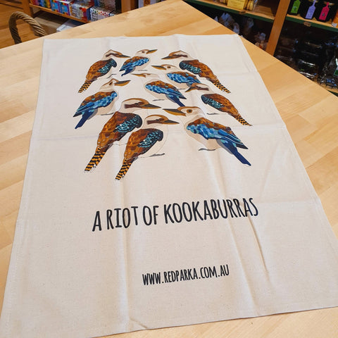 Red Parka - Tea Towel - Mumbleberry 757953278009 Home & Keepsakes