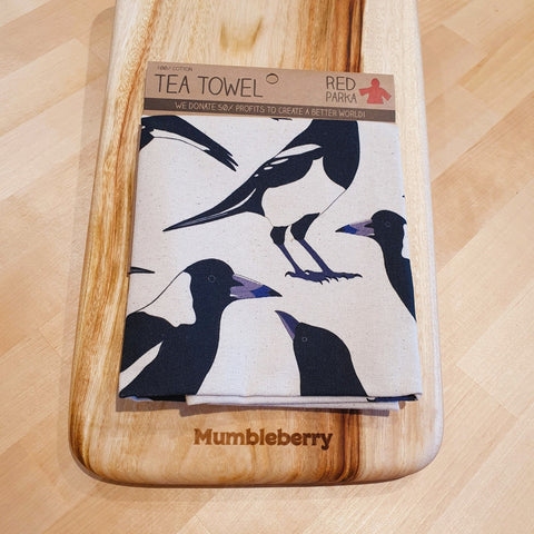 Red Parka - Tea Towel - Mumbleberry 757953278061 Home & Keepsakes