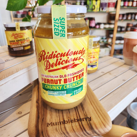 Ridiculously Delicious Peanut Butter - 1kg - Mumbleberry 9344081000568 Jams & Honey