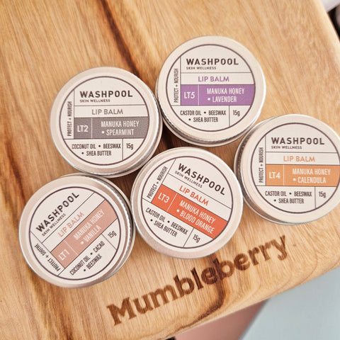 Washpool Lip - Balm Tins - Mumbleberry 9348542004195 Home & Keepsakes