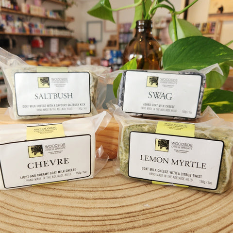 Woodside Cheese Wrights - Chevre 150g - Mumbleberry 9319093505011 From the Fridge