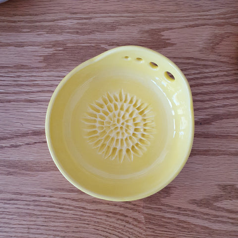 Garlic Mincer Ginger Grater Herb Stripper Handmade Pottery Brisbane Gifting Hampers Local Independent Artisan Crafted Clay Create