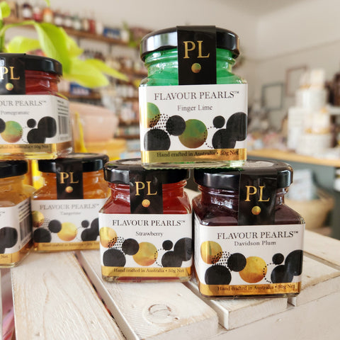 Native Australian Fruit Flavoured Pearls Salads Chef at home Brisbane Hand crafted local produce indigenous Culinary cooking something special elevate your meal 